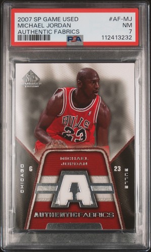 2007-08 SP Game Used Michael Jordan Authentic Fabrics #AF-MJ card image