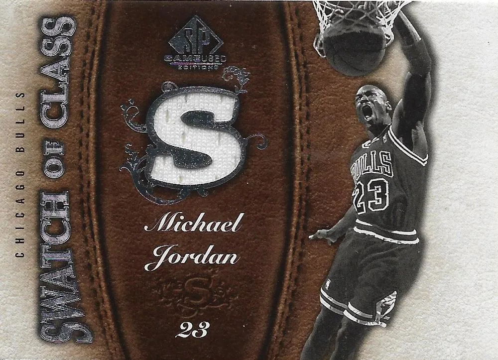 2007-08 SP Game Used Michael Jordan Swatch of Class #SC-MJ card image
