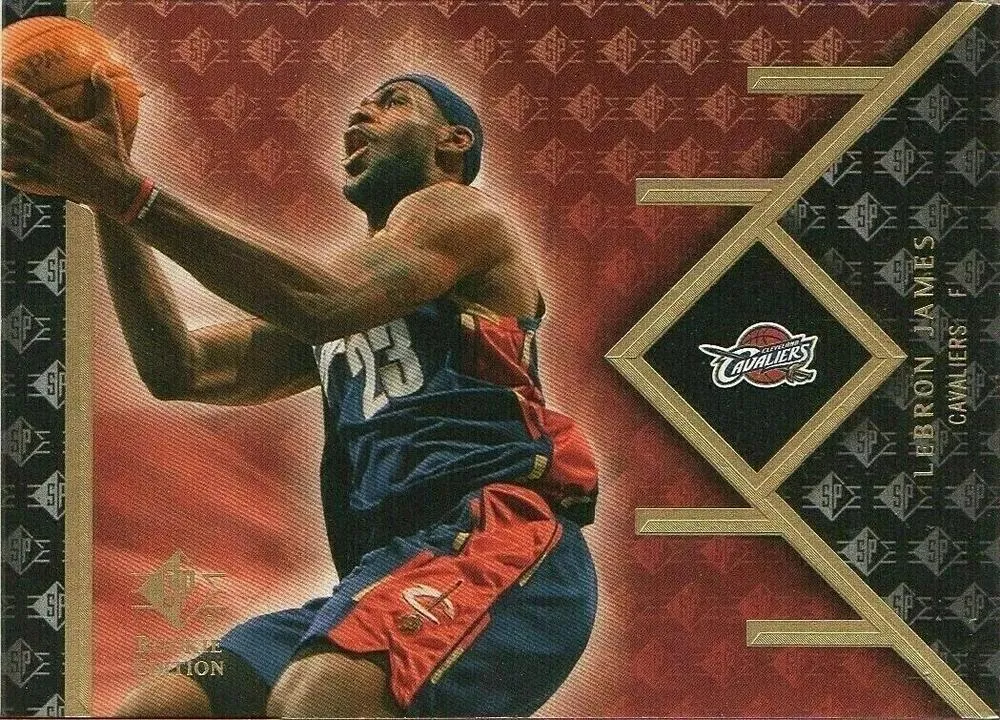 2007-08 SP Rookie Edition Lebron James #9 card image