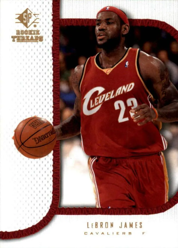 2007-08 SP Rookie Threads Lebron James #26 card image