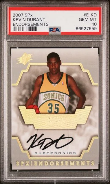 2007-08 SPx Kevin Durant Endorsements #E-KD card image