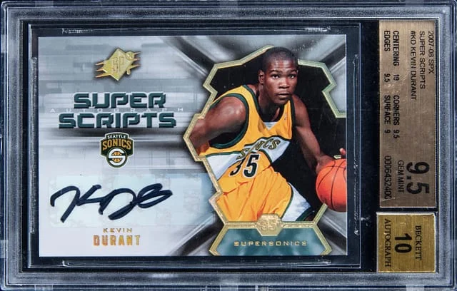 2007-08 SPx Kevin Durant Super Scripts #SS-KD card image