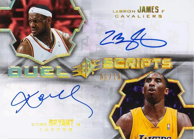 2007-08 SPx Lebron James Duel Scripts #DS-BJ card image