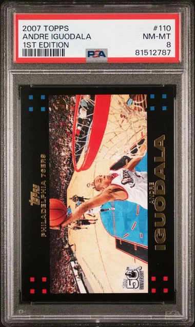 2007-08 Topps Andre Iguodala 1st Edition #110 card image