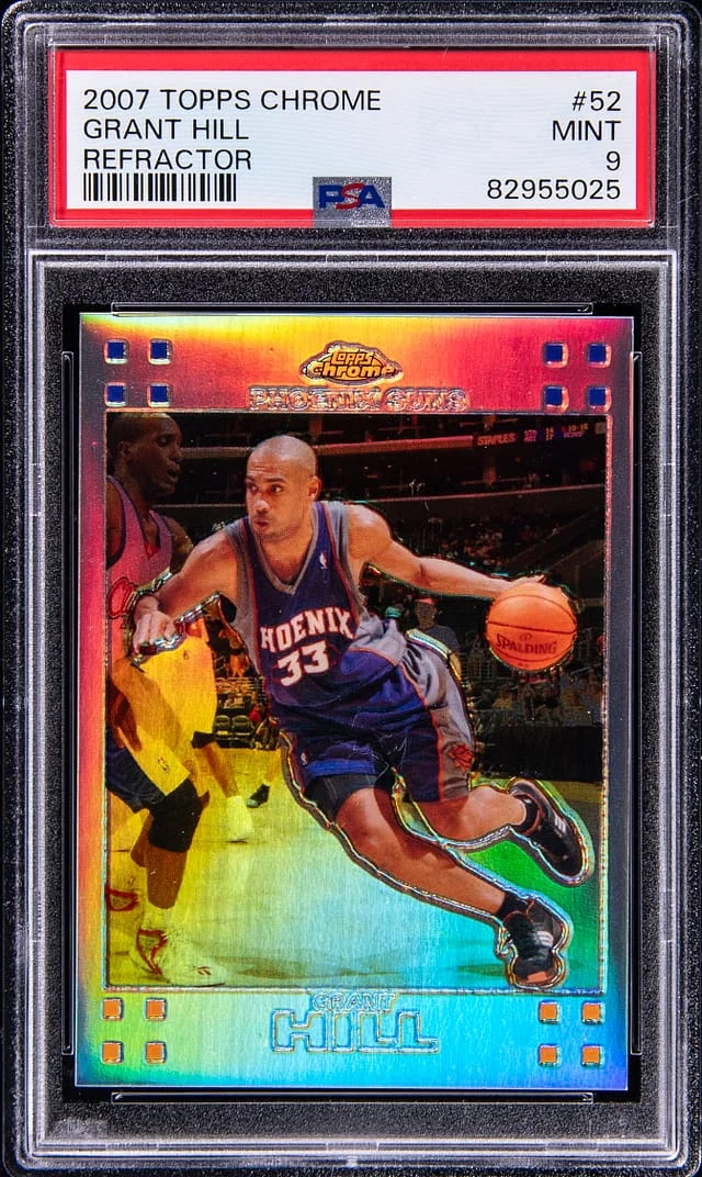 2007-08 Topps Chrome Grant Hill Refractor #52 card image