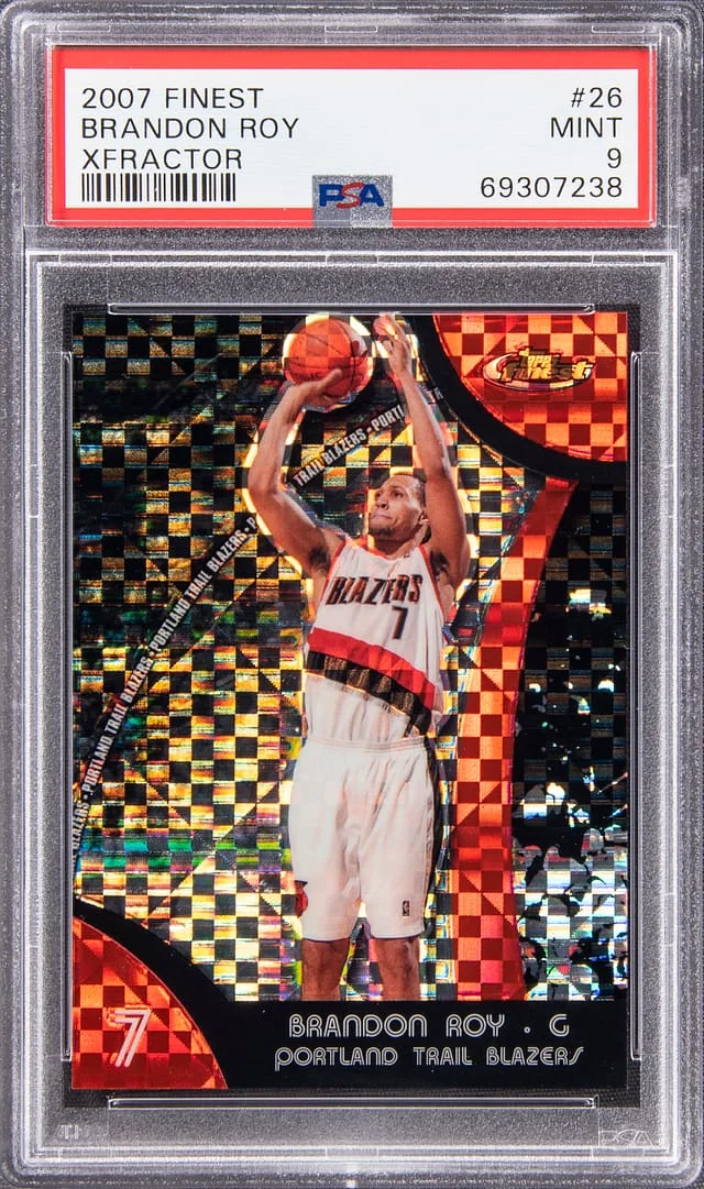 2007-08 Topps Finest Brandon Roy X-Fractor #26 card image