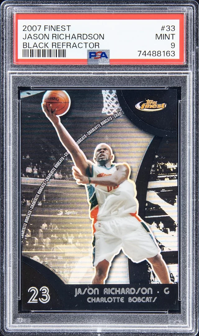 2007-08 Topps Finest Jason Richardson Black Refractor #33 card image
