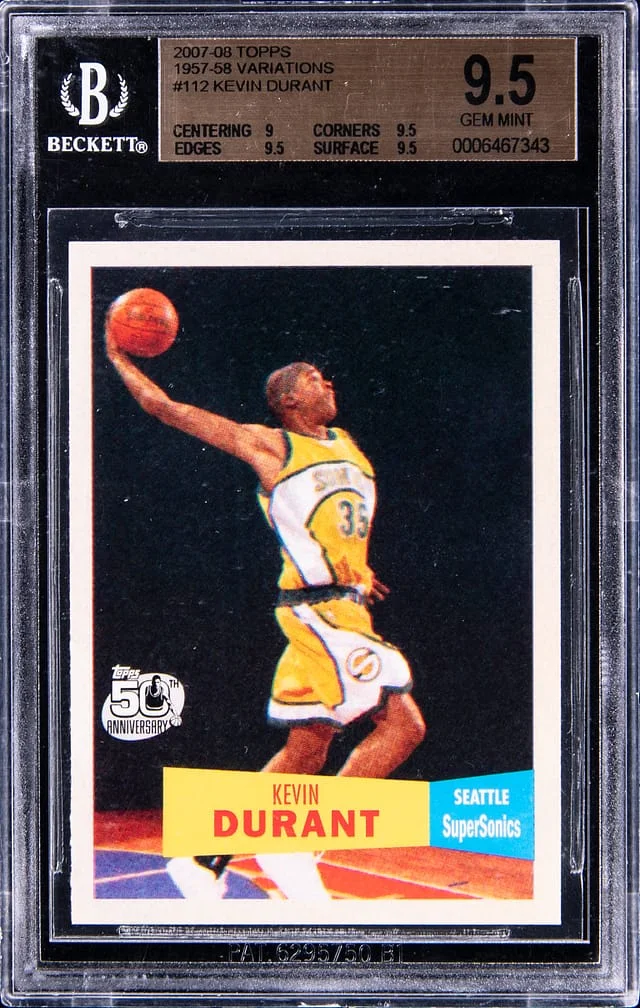 2007-08 Topps Kevin Durant #112 card image