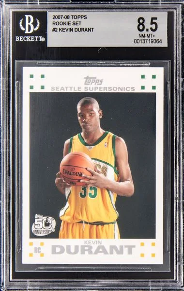 2007-08 Topps Kevin Durant #2 card image