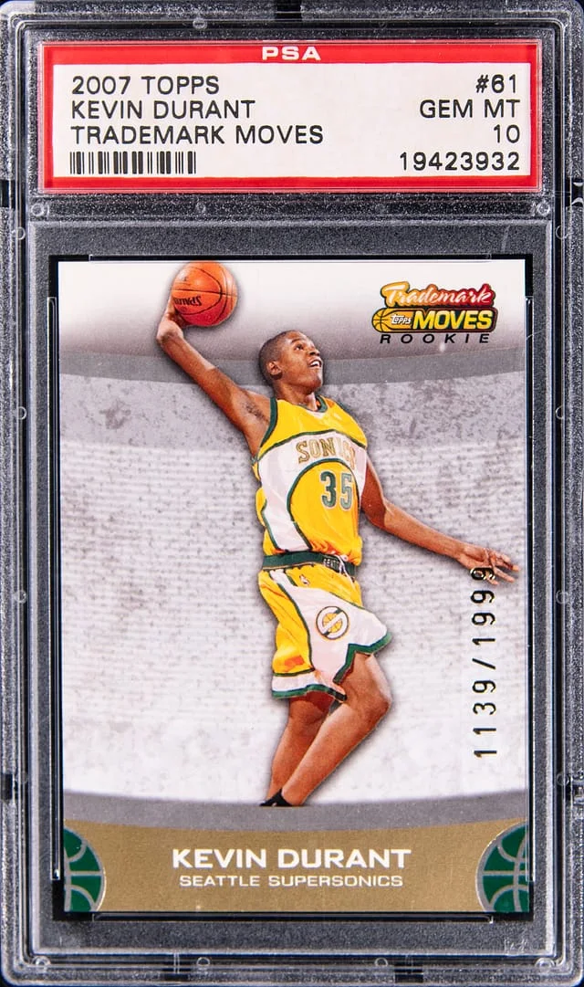 2007-08 Topps Kevin Durant Trademark Moves #61 card image