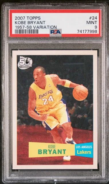 2007-08 Topps Kobe Bryant #24 card image