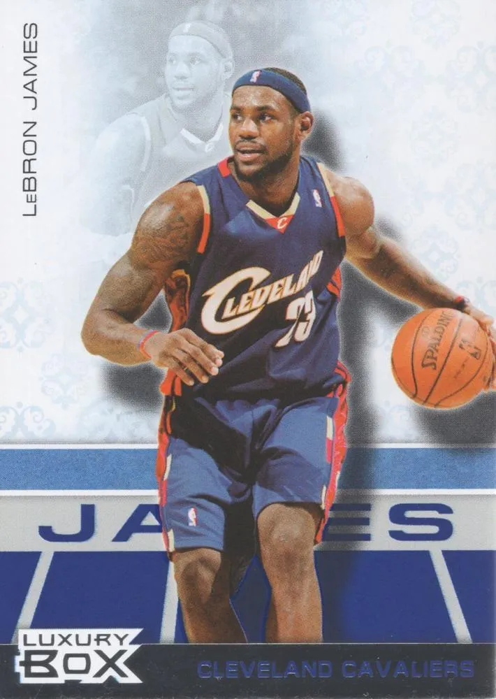 2007-08 Topps Luxury Box Lebron James #4 card image