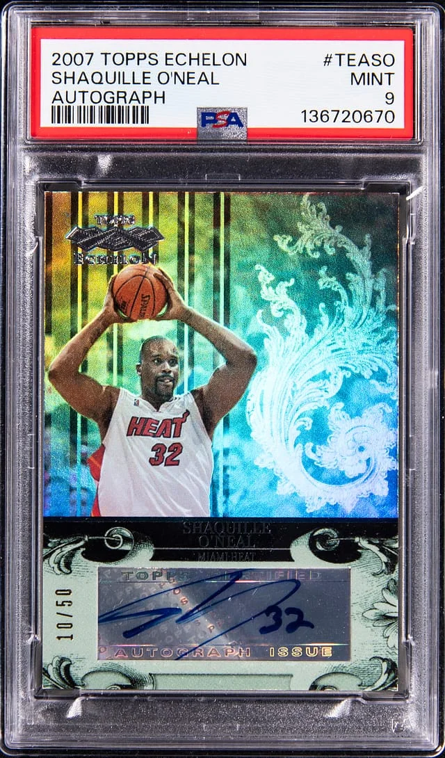 2007-08 Topps Shaquille O'Neal Echelon Autograph #TEA-SO card image
