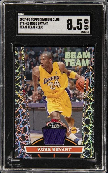 2007-08 Topps Stadium Club Kobe Bryant Beam Team Relic #BTR-KB card image