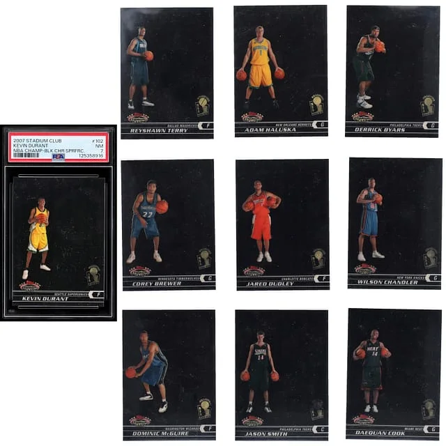 2007-08 Topps Stadium Club NBA Champion Premier Edition Black Chrome SuperFractor Collection (50) - Featuring #no-number card image
