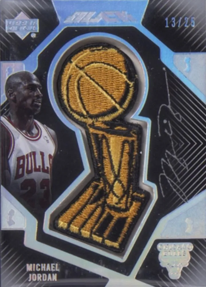 2007-08 UD Black Michael Jordan Trophy Autographs #CTA-JO card image