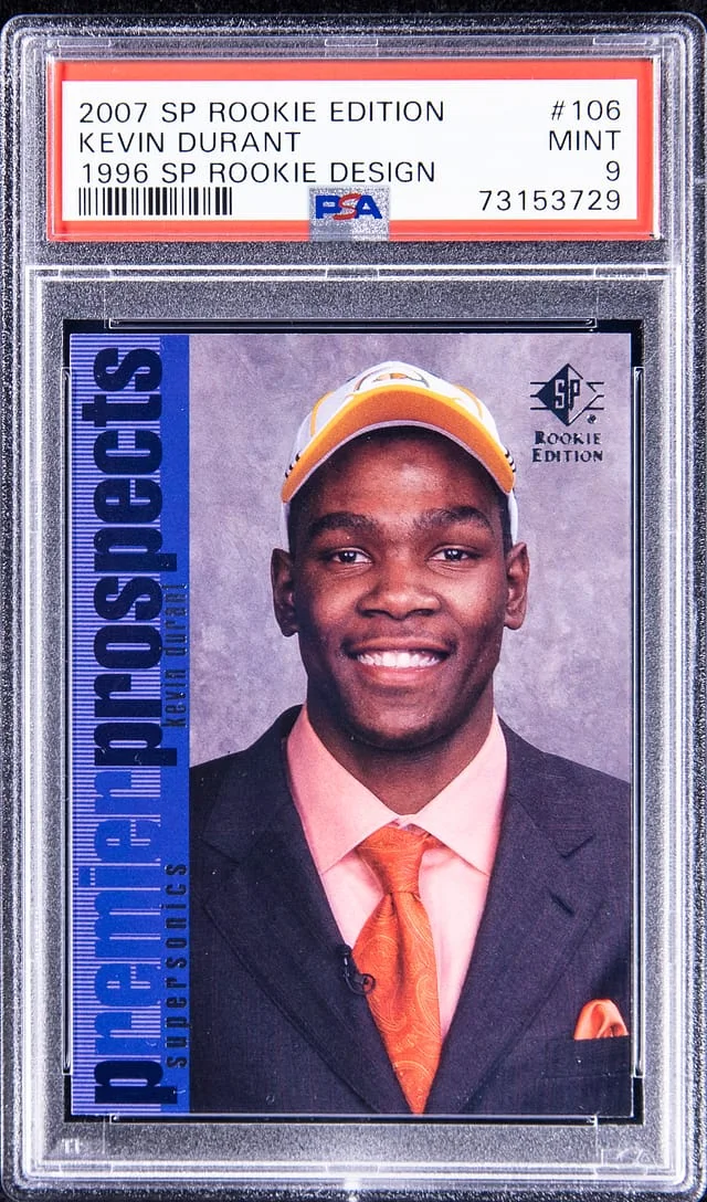 2007-08 UD SP Edition 1996 SP Design Kevin Durant #106 card image