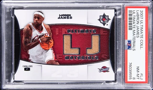 2007-08 Ultimate Collection LeBron James Ultimate Materials #LJ card image