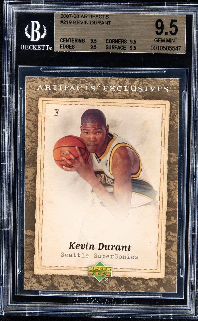2007-08 Upper Deck Artifacts Kevin Durant #219 card image