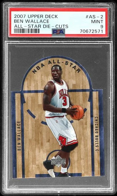 2007-08 Upper Deck Ben Wallace All-Star Die-Cuts #AS-2 card image