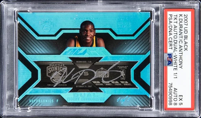 2007-08 Upper Deck Black Dual #no-number card image