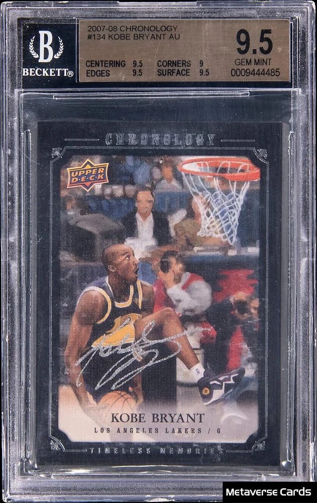 2007-08 Upper Deck Chronology Kobe Bryant Timeless Memories #134 card image