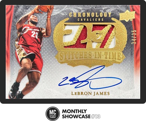 2007-08 Upper Deck Chronology Lebron James Stitches in Time #SIT-LJ card image