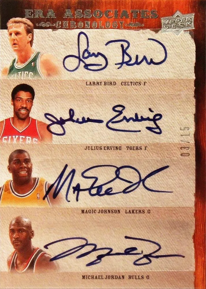 2007-08 Upper Deck Chronology Michael Jordan Era Associates #ERA-EJBJ card image