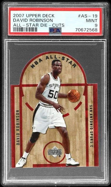 2007-08 Upper Deck David Robinson All-Star Die-Cuts #AS-19 card image