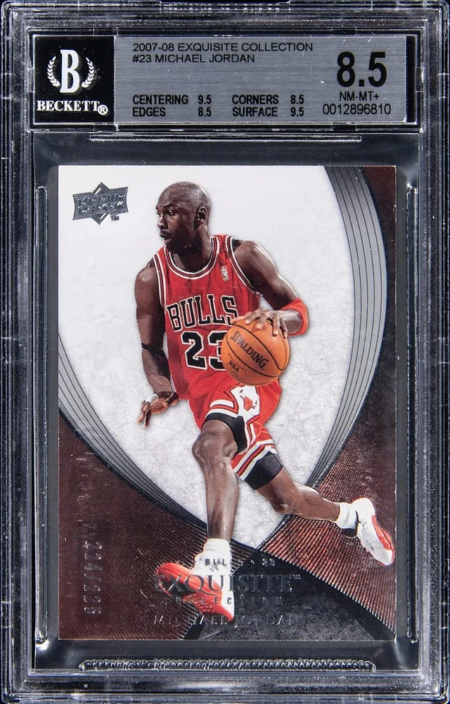 2007-08 Upper Deck Exquisite Collection Michael Jordan #23 card image