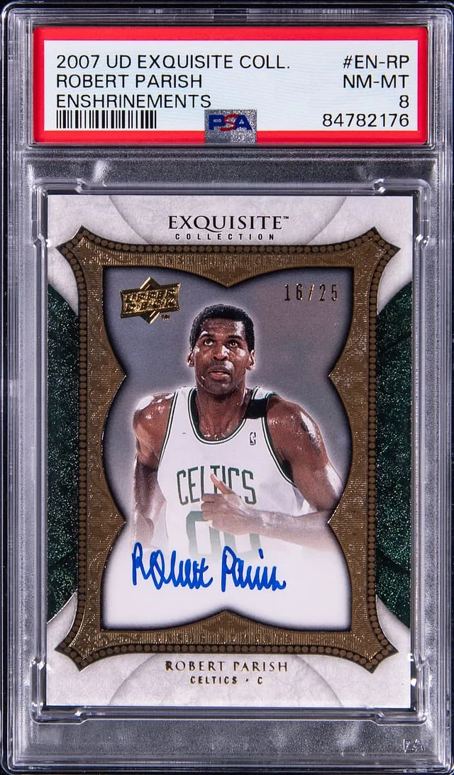 2007-08 Upper Deck Exquisite Collection Robert Parish Enshrinements #EN-RP card image