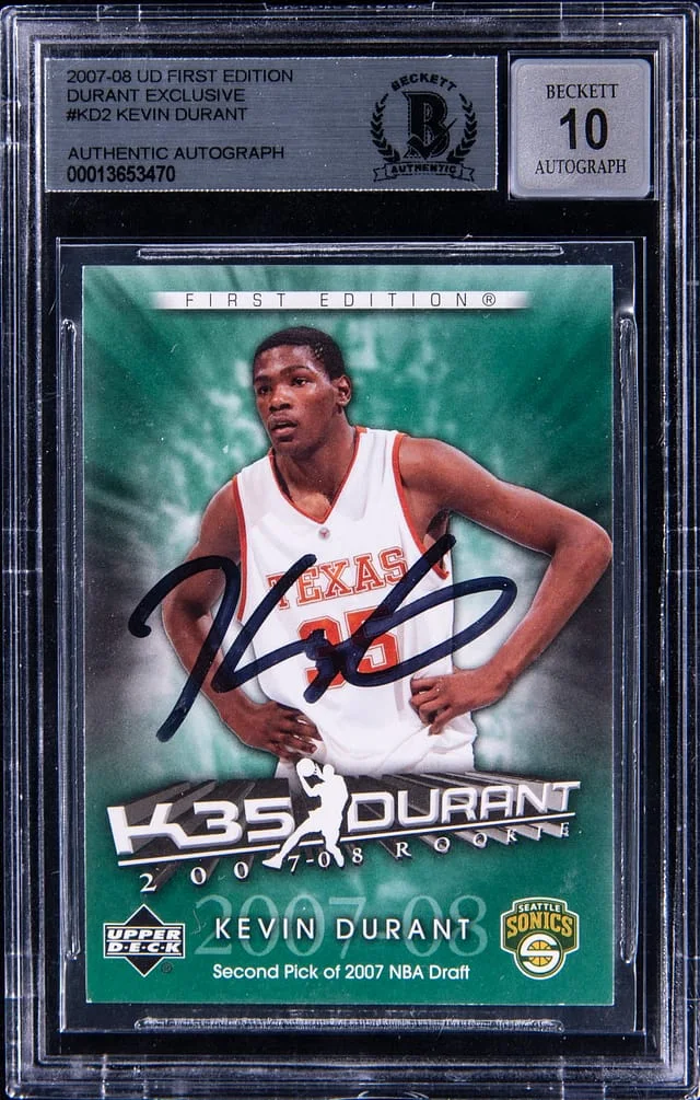 2007-08 Upper Deck First Edition Kevin Durant Durant Exclusive #KD2 card image