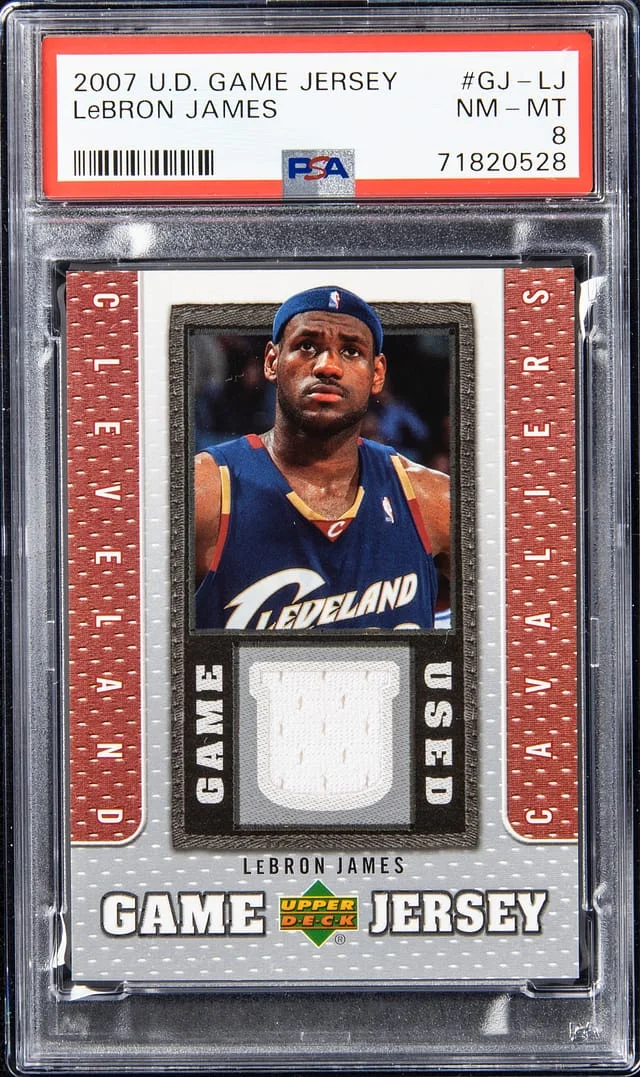 2007-08 Upper Deck Game Jersey LeBron James #GJ-LJ card image