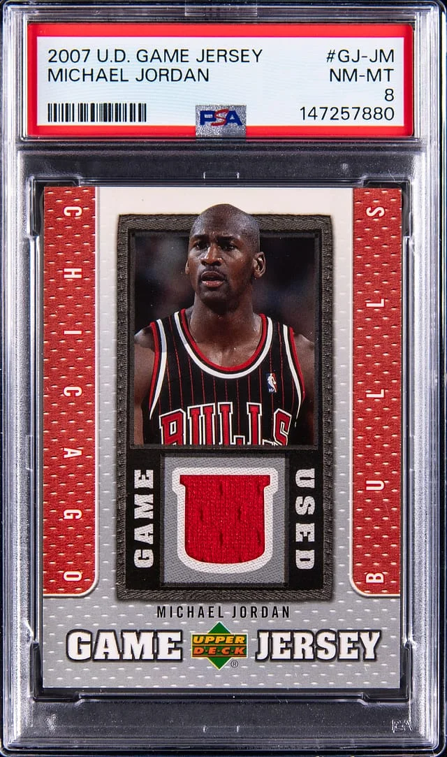 2007-08 Upper Deck Game Jersey Michael Jordan Game-Used #GJ-JM card image