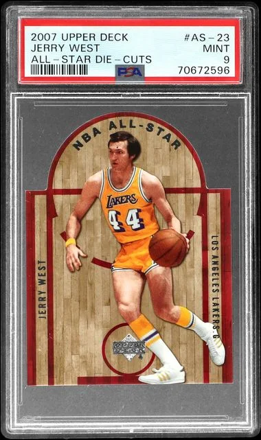 2007-08 Upper Deck Jerry West All-Star Die-Cuts #AS-23 card image
