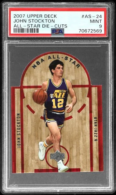 2007-08 Upper Deck John Stockton All-Star Die-Cuts #AS-24 card image