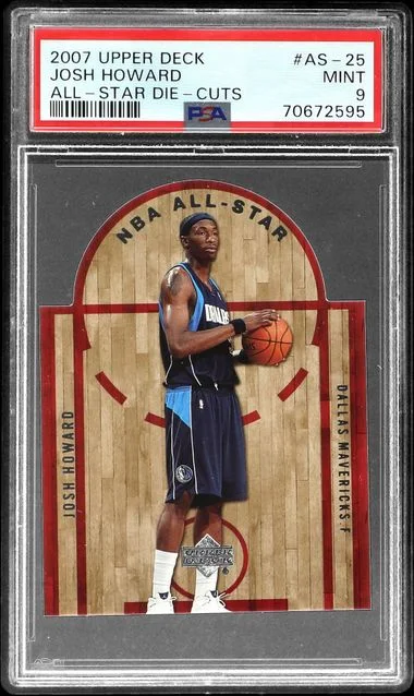 2007-08 Upper Deck Josh Howard All-Star Die Cuts #QW-25 card image