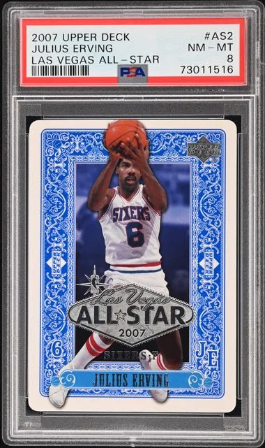 2007-08 Upper Deck Julius Erving Las Vegas All-Star #AS2 card image
