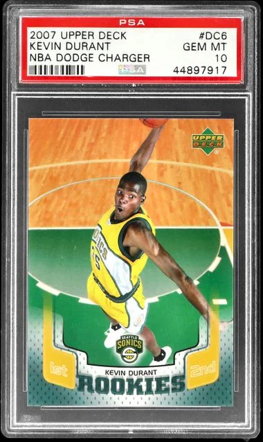 2007-08 Upper Deck Kevin Durant NBA Dodge Charger #DC6 card image