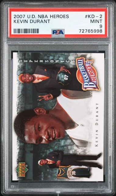 2007-08 Upper Deck Kevin Durant NBA Heroes #KD-2 card image