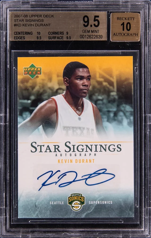2007-08 Upper Deck Kevin Durant Star Signings #SS-KD card image