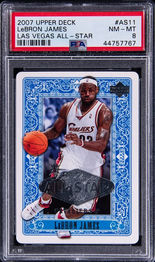 2007-08 Upper Deck LeBron James Las Vegas All-Star #AS11 card image