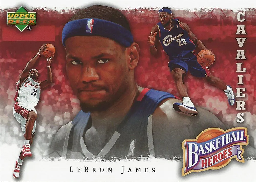2007-08 Upper Deck Lebron James Basketball Heroes: #LJ-4 card image