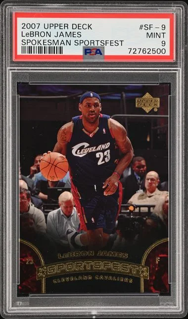 2007-08 Upper Deck LeBron James Spokesman Sportsfest #SF-9 card image