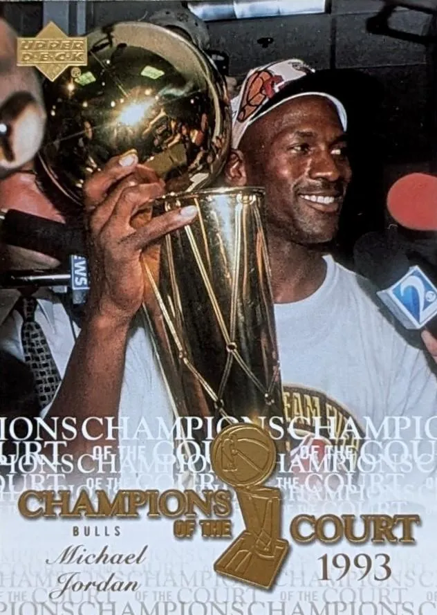 2007-08 Upper Deck Michael Jordan Champions of the Court #CC-MJ card image