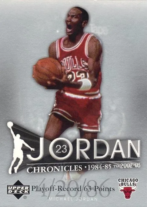 2007-08 Upper Deck Michael Jordan Jordan Chronicles #JC-4 card image