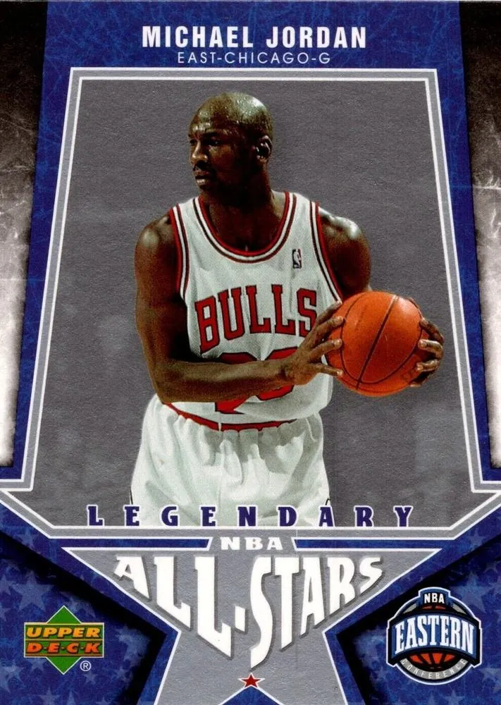 2007-08 Upper Deck Michael Jordan Legendary NBA All-Stars #LA-1 card image