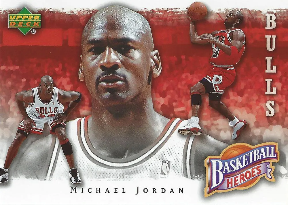 2007-08 Upper Deck Michael Jordan Basketball Heroes: #MJ-10 card image