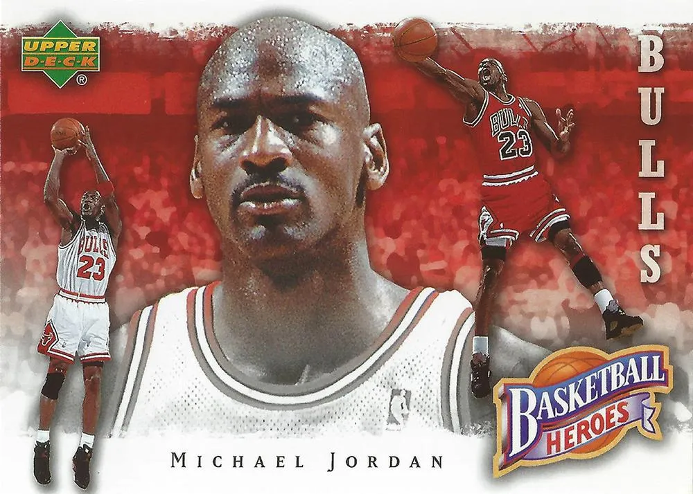 2007-08 Upper Deck Michael Jordan Basketball Heroes: #MJ-4 card image
