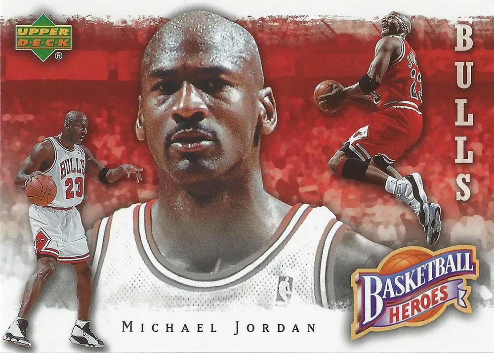 2007-08 Upper Deck Michael Jordan Basketball Heroes: #MJ-9 card image